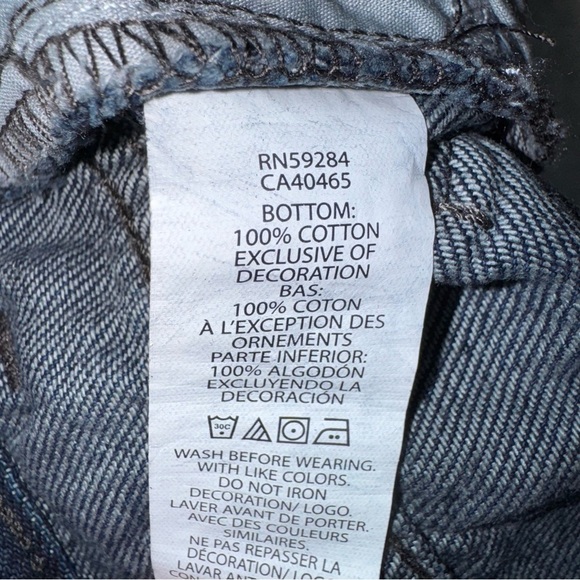 NWT PLACE Girls Denim Jeans SZ 16 Dk Blue Straight Leg Adjustable Waist - Picture 6 of 8